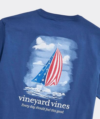 vineyard vines Americana Sail Short Sleeve Tee in Saudi Arabia