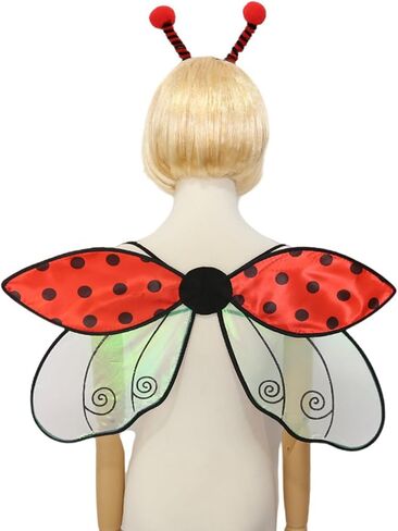Halloween Costumes for Women Cute Bee/Ladybug Wings with Headband Set Party Favors in Kuwait