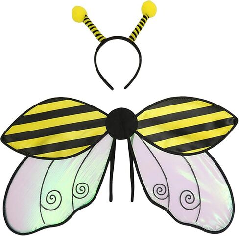 Halloween Costumes for Women Cute Bee/Ladybug Wings with Headband Set Party Favors in Saudi Arabia