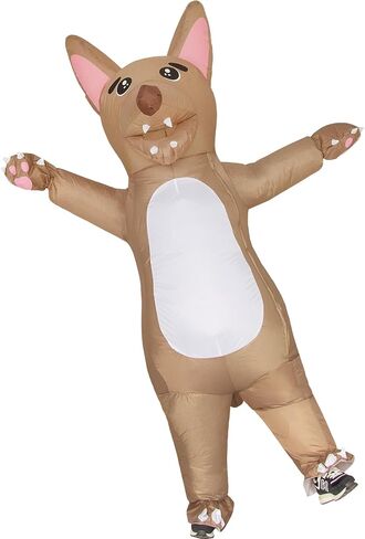 Adult Inflatable Dog Costume Blow up Funny Men Women Halloween Cosplay Party Outfit in Saudi Arabia