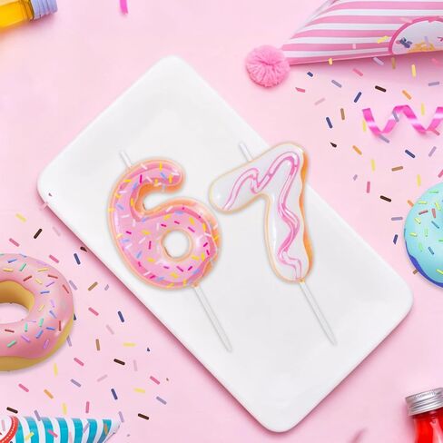 6 7 Candle,Funny 6 7 Birthday Candle,Ice Cream Birthday Cake Decorations,Six Seven Number Birthday Cake Candle in Saudi Arabia