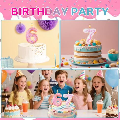 6 7 Candle,Funny 6 7 Birthday Candle,Ice Cream Birthday Cake Decorations,Six Seven Number Birthday Cake Candle in Saudi Arabia