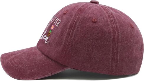 Gardening Gifts for Women, Gardening Hat, Mothers Day Plant Gift for Mom Grandma, Adjustable Embroidered Baseball Cap in Saudi Arabia