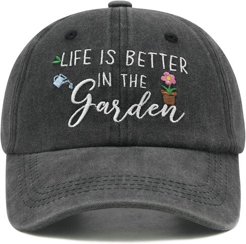 Gardening Gifts for Women, Gardening Hat, Mothers Day Plant Gift for Mom Grandma, Adjustable Embroidered Baseball Cap in Saudi Arabia