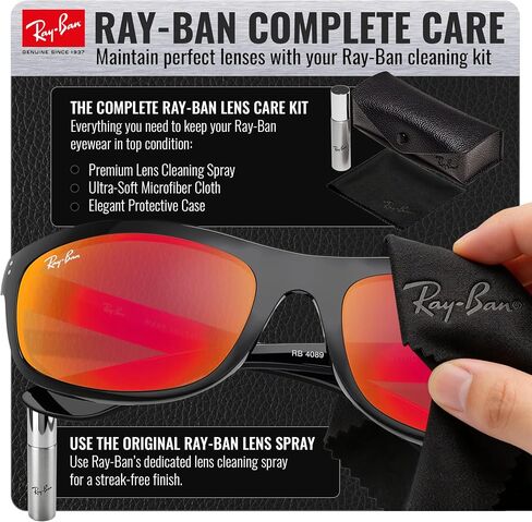 Ray-Ban RB4089 STAR WARS – DARTH VADER BALORAMA Rectangle Shape Sunglasses with Official RAYBAN Eyewear Kit in Kuwait