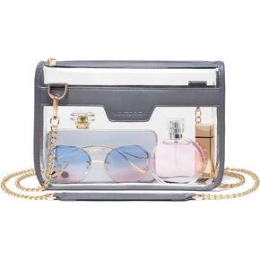 Vorspack Clear Purse Stadium Approved - Clear Bag for Women Clear Crossbody Bag for Sport Event Concert