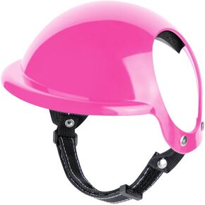 Dog Helmet,Puppy Hard Hat with Ear Holes & Adjustable Strap for Small Medium Puppy Dog Cat Outdoor Driving Riding