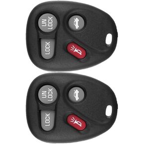 OCPTY 1 X Flip Key Entry Remote Control Key Fob （Shell Case ） Transmitter Replacement for Buick for Cadillac for Chevy for GMC 10443537 4 Buttons