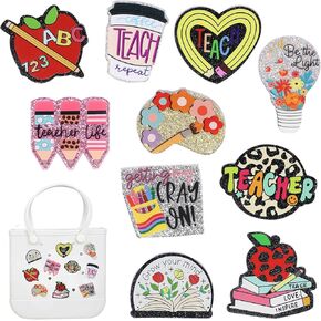 Everfunny 10 Pcs Charms for Bogg Bags Acrylic Nurse Charms Accessories suitable for Simply Southern Beach Totes Decoration in Kuwait