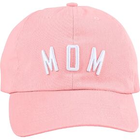 Mud Pie Women's Mom Hat, Pink, One Size