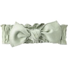 عصابة رأس L'ovedbaby للفتيات الصغيرات العضوية المدخنة، رغوة البحر، 0-12 شهرًا (حتى 22 رطلاً) in Kuwait