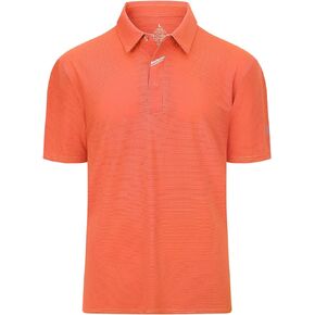 Lzzidou Polo Shirts for Men Short Sleeve Golf Polo Shirts Stretch Moisture Wicking Performance Athletic Tees