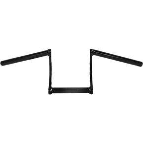 INNOGLOW Motorcycle 1" Handlebars 25mm Handlebar Drag Z Bars Black fit for Harley Suzuki Kawasaki Ducati Dirt Bike/Street Bike/Naked Bike/Chopper/Bobber/Cafe Racer