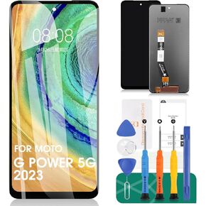 لـ Motorola Moto G Power 5g 2023 استبدال الشاشة لـ Moto G Power 5g 2023 LCD محول الأرقام إصلاح أطقم لـ Moto XT2311-3 شاشة عرض تعمل باللمس Assmbly استبدال XT2311-4 XT2311-5 XT2311DL