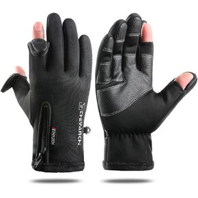 قفازات YAMEIZE مقاومة للرياح تعمل باللمس شتاء دافئ - قفازات رياضية مضادة للانزلاق للرجال والنساء تعمل في الهواء الطلق والقيادة وركوب الدراجات in Kuwait