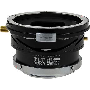 Fotodiox Pro TLT ROKR - Tilt/Shift Lens Mount Adapter Compatible with Mamiya 645 (M645) Mount Lenses to Canon RF Mount Mirrorless Camera Body