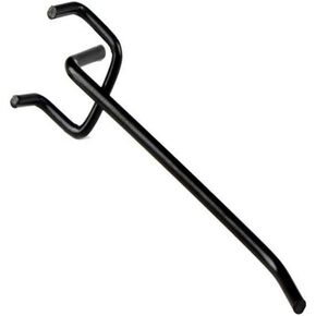 DODXIAOBEUL 50pc Pegboard Hooks Shelving Hooks,L Style Long Peg Board Wall Hooks,Hanging Peg Board Holders Peg Wall Hooks Rustproof Peg Board Tool Utility Hooks Fit 1/4" or 1/8" (4Inch, Black)