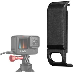 Replacement Side Door Battery Cover for Gopro, Pass Through Battery Door Cover with Type-C Charging Port, Repair Part Camera Accessories for Gopro 10/9/11/12