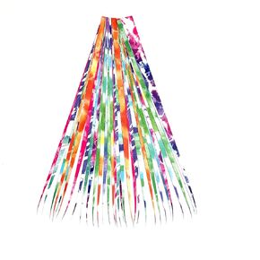 Paper Strips Multi Size Pack Includes 1", 3/4", 1/2", and 1/4" Wide Triangle Shape Strips to Make Paper Beads (64-Strips-Multi)