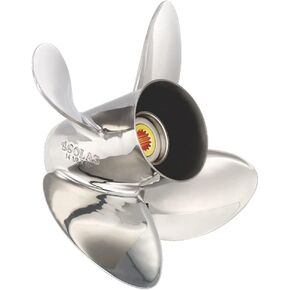 مروحة Solas 9553-143-17 Rubex HR4 من الفولاذ المقاوم للصدأ ذات 4 شفرات - RH، قطر 14.25 بوصة × 17 بوصة