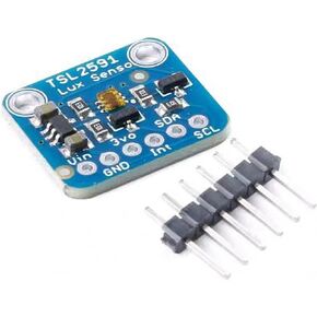 1pcs TSL2591 Digital Light Sensor Breakout Module High Dynamic Digital Optical Sensor Module I2C High Range Optical Sensor 3.3V-5V for QWIIC
