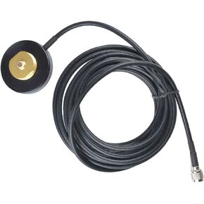 أسود MUHF Motorola Mini-UHF 2 1/4 "حامل مغناطيسي صغير NMO Mag Mount 16 قدم هوائي كابل سقف أو جذع لأجهزة الراديو المحمولة