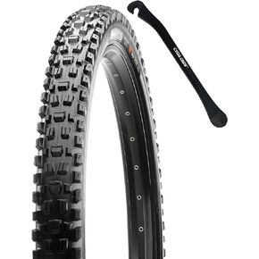 MAXXIS Assegai Mountain Bike Tire - 27.5" & 29" - Bundle with Cycle Crew Tire Lever
