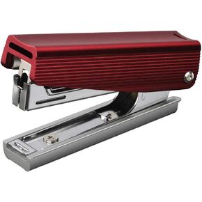 Max HD-10X/AL Silver Full Metal Stapler, Silver