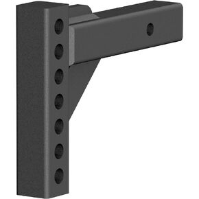 CURT 17100 Replacement Weight Distribution Hitch Shank, 2-Inch Receiver, 2-In Drop, 6-Inch Rise, CARBIDE BLACK POWDER COAT