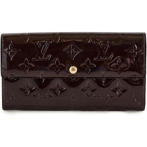 Louis Vuitton Women's Pre-Loved Louis Vuitton Vernis Monogram Sarah Wallet, Red, One Size in Kuwait