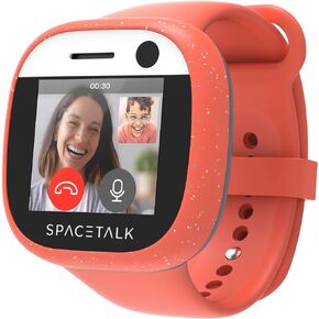 SPACETALK Adventurer 4G Kids Smart Watch with Phone and GPS Tracker - SIM Included, Texting, SOS Button, Camera, School Mode - Black