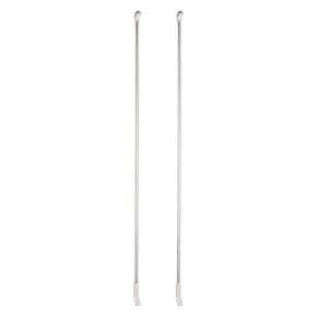 YOKIVE 2 Pcs Micro Reagent Spoon, 2 in 1 Double Head Stainless Steel | Take Out The Sample, Great for Science Labs, Chemistry Classrooms (300mm Long)