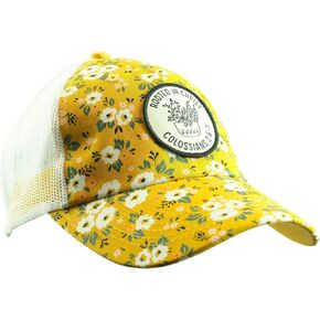 قبعة Kerusso Cherish Girl المتجذرة في قبعة المسيح، أصفر/أبيض، مقاس واحد in Kuwait