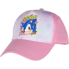 Bioworld Sonic The Hedgehog Youth Snapback Score Board Tie-Dye Girls Kids Adjustable Hat Pink
