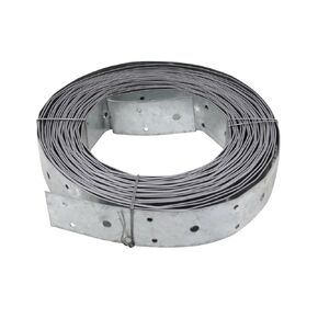 32ft Galvanized Perforated Strap Strapping, Steel Coil Strapping 1-3/8'' Width Commercial Strapping,Used to Connect Different Components Such as Timber, Beams, Columns, etc