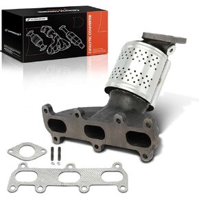 A-Premium Front Right Exhaust Manifold Catalytic Converter Kit Direct-Fit Compatible with Hyundai Santa Fe 2007 2008 2009 2.7L, FWD, EPA Compliant