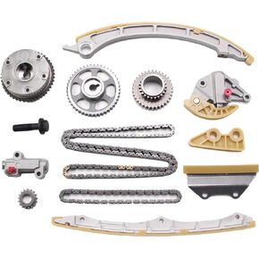 AUCERAMIC 14401-R40-A01 Engine Timing Chain Kit with Camshaft Adjuster VVT Sprocket Fit for 2008-2012 Honda Accord 2012-2014 Cr-V 2012-2015 Crosstour 2.4L K24Z2 K24Z3
