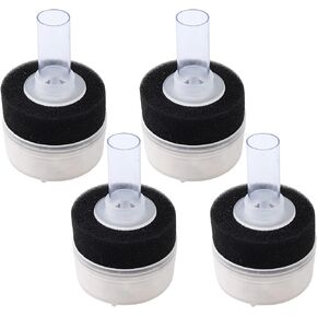 4PCS Air Driven Bio Filter Sponge Aquarium Filter, Bio Sponge Filter, Aqua Flow Sponge, Air Pump Driven, for Breeding Fry Betta Shrimp Fish Tank Aquarium