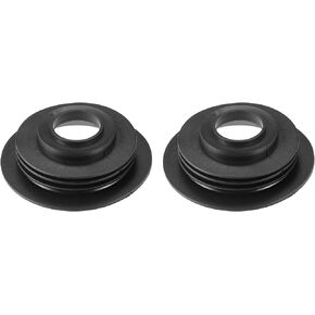 Motoforti Universal 30-76mm Automotive Headlight Dust Cover Headlight Dust Caps for Led, Rubber, Black