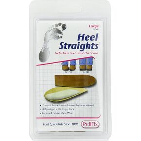 PediFix Heel Straights, Large, 1 Pair per Pack