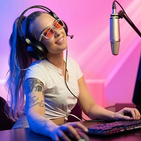 OPTOFENDY Blue Light Glasses for Men Women, Gaming Glasses for Computer, TV, Phone with Anti Fatigue, Eyestrain & UV Glare in Kuwait