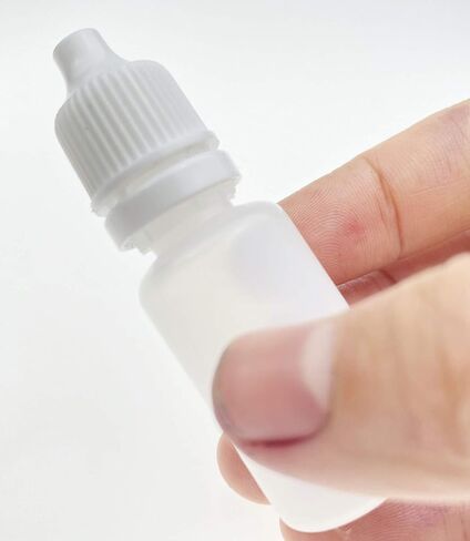 UPSTORE 50PCS White Plastic Refillable Empty Dropping Bottles Eye Liquid Squeezable Dropper Vials Sample Packing Storage Holder Container with Screw Cap And Orfice Reducer(Bottle+Tip cap+cap) (2ml) in Saudi Arabia