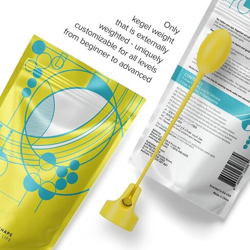 Kegelbell Kegelcap for Women | Patented Pelvic Floor Muscle Trainer for Bladder Control | Kegel Exerciser with Heaviest External Weights | Easy-to-Use, Customizable, and Travel-Friendly in Saudi Arabia