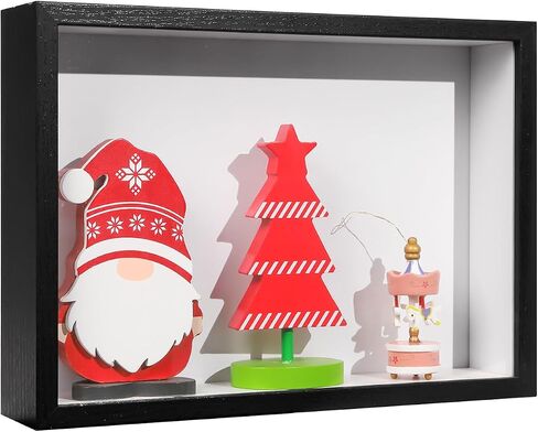 Puorseng A4 Shadow Box Frame 2 Inch Deep Memory Display Case 11 x 14 Shadowbox Frame with Linen Back Memorabilia Bouquet Medals Photos Memory Box for Keepsakes (White), CS-3-A4W in Saudi Arabia