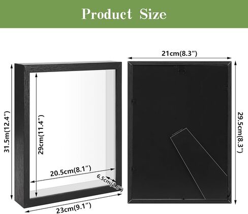 Puorseng A4 Shadow Box Frame 2 Inch Deep Memory Display Case 11 x 14 Shadowbox Frame with Linen Back Memorabilia Bouquet Medals Photos Memory Box for Keepsakes (White), CS-3-A4W in Saudi Arabia