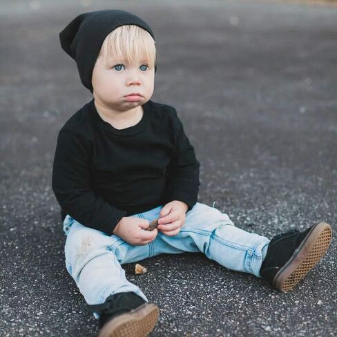 Baby Cotton Beanies for Boys Toddler Knit Hats Cute Warm Infant Beanies for Baby Girls Toddler Caps in Saudi Arabia