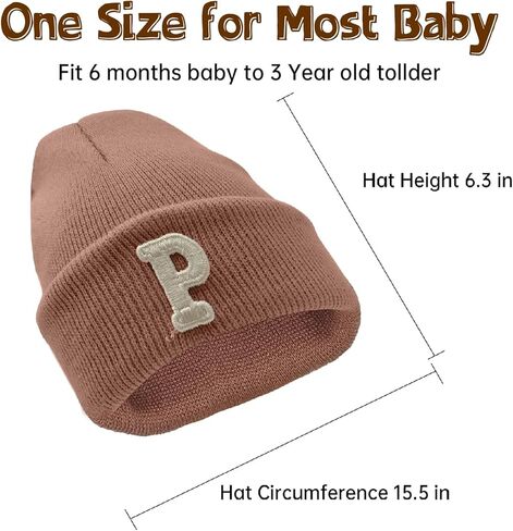 قبعة صغيرة للأطفال من Yunaeduo للفتيات والأولاد - قبعة شتوية دافئة للأطفال لعمر 0-3-12-36 شهرًا، أساسيات حديثي الولادة in Kuwait
