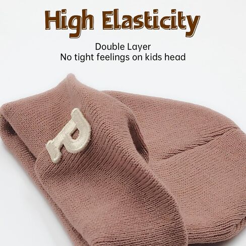 قبعة صغيرة للأطفال من Yunaeduo للفتيات والأولاد - قبعة شتوية دافئة للأطفال لعمر 0-3-12-36 شهرًا، أساسيات حديثي الولادة in Kuwait