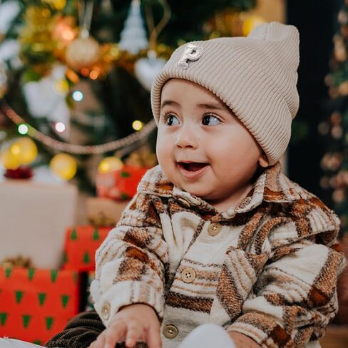 قبعة صغيرة للأطفال من Yunaeduo للفتيات والأولاد - قبعة شتوية دافئة للأطفال لعمر 0-3-12-36 شهرًا، أساسيات حديثي الولادة in Kuwait