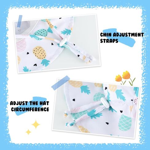 Baby Bucket hat UPF 50+ Wide Brim Toddler Sun hat Beach for Girls in Saudi Arabia